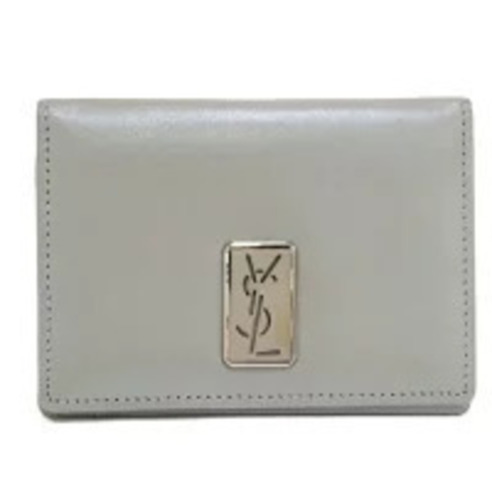 Saint Laurent Yves Card Case Wallet Pass Plate